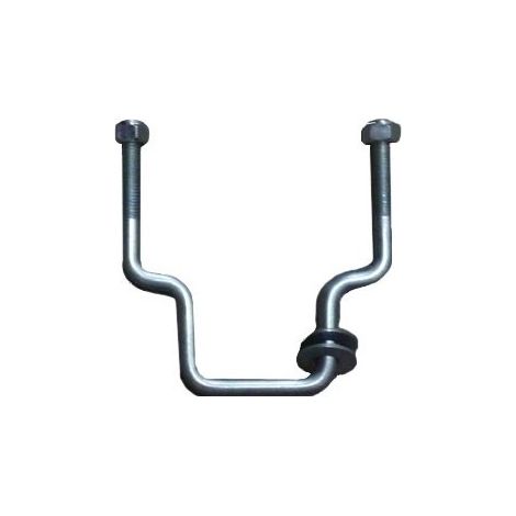 Maxter – Porte-roue de secours Ø 60 mm – Entraxe 130 mm – Fixation robuste pour remorque – Compatible avec roues standards