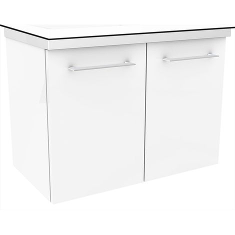 FACKELMANN Lima Waschtischunterschrank 60cm Korpusfarbe: Weiß (1/2)
