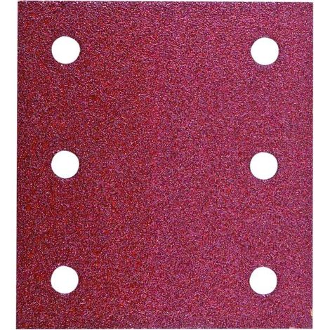 Hikoki 753042 Hojas de Lija para Lijadora 114x104mm Grano 60 10 Piezas