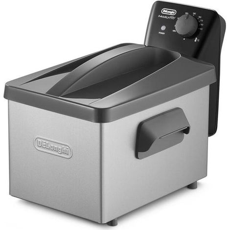 Friteuse électrique indépendante De Longhi F24518CZ 2300 W Noir Acier inoxydable