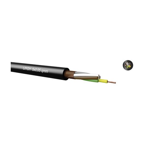 Elektrisches Kabel kabeltronik lifydy flexibel anpassbar