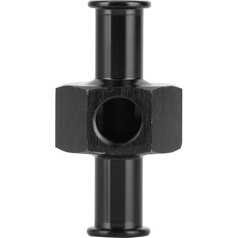 Universal-Adapter für Lachgasdruckmessgerät aus Aluminiumlegierung, 3/8-Zoll-Schlauch, 1/8-Zoll-NPT-Öffnung, schwarz (1/5)