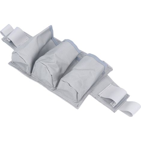 Sac de rangement ceinture nettoyage Oxford imperméable gris poche taille jardin bricolage outil (1/5)