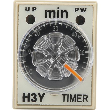 H3Y-2 Delay Timer 8 Pin Timer Relay 060 Minutes Dial Type 5A for Multiple Purpose (24VDC ) (1/5)