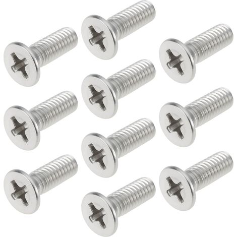 Vis Cruciformes M4x12 - Lot de 10 - Acier Inoxydable - Fixation Bouchon Liquide Frein - Compatible Honda CR CRF (1/5)