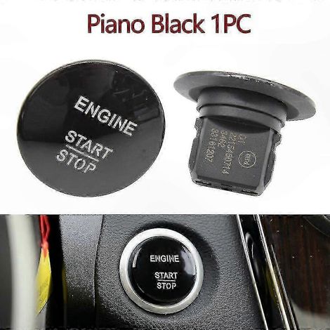 Interruptor de arranque y parada con un solo clic para sistemas de encendido sin llave del motor del automóvil. Compatible con múltiples modelos. (1/4)