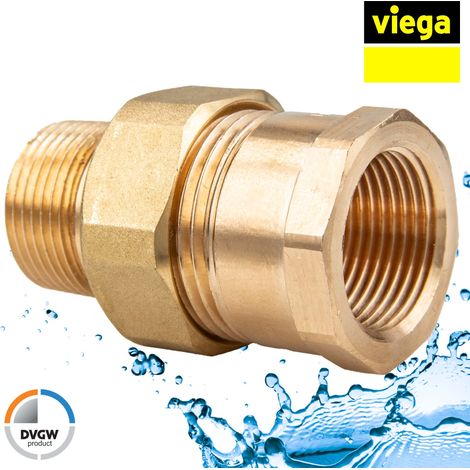 Viega Rotguss Verschraubung AG/IG 2 Zoll - Typ 3341 - konisch dichtend (1/5)