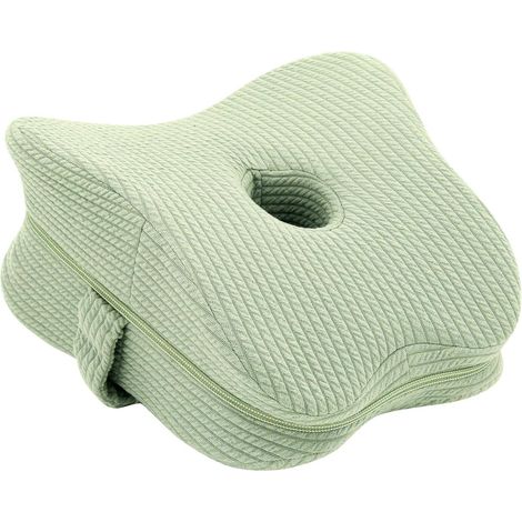 Orthopädisches Memory-Schaum-Kissen, bei Hüft-, Ischias-, Bein- und Knieschmerzen, für Seitenschläfer