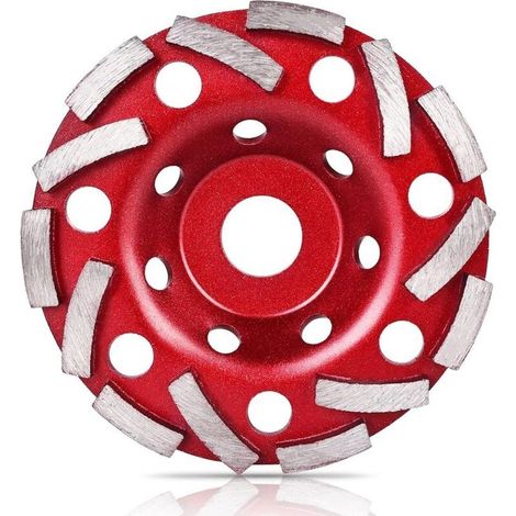 Betonschleifscheibe, Diamantschleifscheibe, 125-mm-Diamant-Betonschleifscheibe, Diamant-Betonschleifscheibe für Beton, Granit, Mauerwerk, Naturstein – kompatibel mit Winkelschleifern