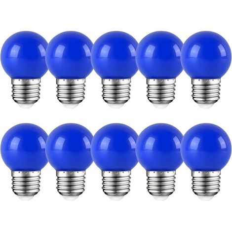 Portalampada E27, 2W, lampadina LED Edison, lampadina blu per golf, patio per feste, Natale, confezione da 10 [Classe energetica E] (1/4)