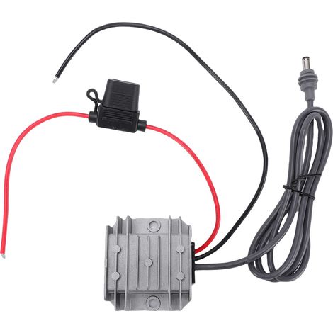 Adaptateur convertisseur élévateur de tension CC compatible avec les mini-routeurs 12 V/24 V vers 30 V, 3,5 A, câble d'alimentation avec fusible (1/5)