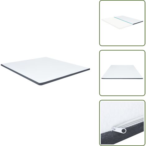 Boxspringbett-Matratzenauflage 200 x 160 x 5 cm - Boxspringbett Matratzenauflage - Matratzentopper - Bettausstattung - Schlafkomfort - Liegefläche (1/5)