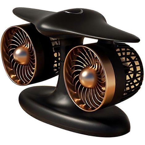 LAM recharge USB turbofan avion miniature décoration bureau cadeau pour passionnés technologie et amateurs aviation noir (1/5)