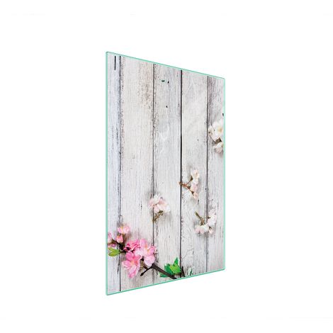 Glasschneidebrett 35x52 Holz (1/5)