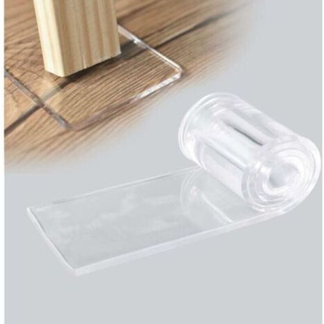 1 Piece Transparent Adhesive Feet, PU Self-Adhesive Anti-Slip Pad for Protecting Table Chair Sofa Furniture (70×500×5mm) (1/4)