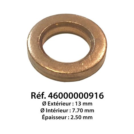 Joints injecteur cuivre compatible Audi, Ford, Seat, Škoda,