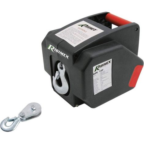 Treuil 12V 300W 25A - 12,4 kg - Puissant et Fiable - Idéal pour le Levage - D-Work (1/2)