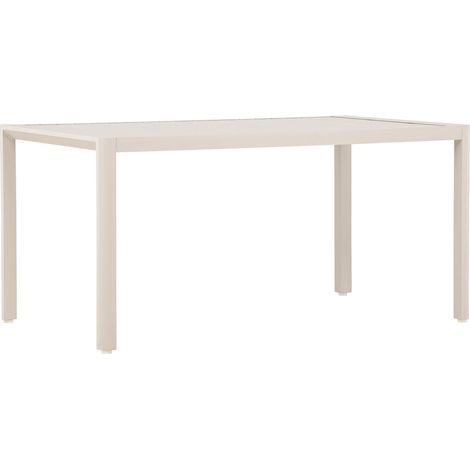 Table de Jardin "Giardini" 150cm Beige (1/5)