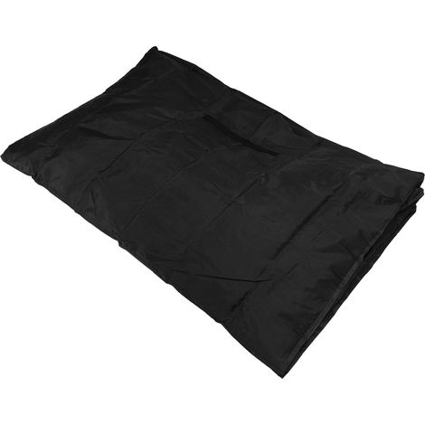 Housse de matelas anti-usure, imperméable et anti-poussière, réutilisable, pour déménagement et rangement, noire (1/5)