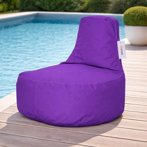 Pouf extérieur violet avec poches ARTA (1/5)