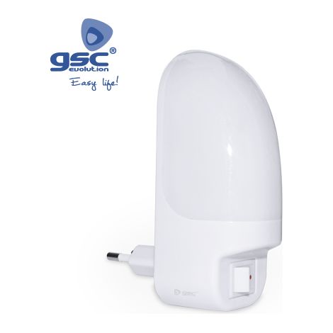 Luz de Noche LED con Interruptor 1W 230V - Blíster GSC 001301229