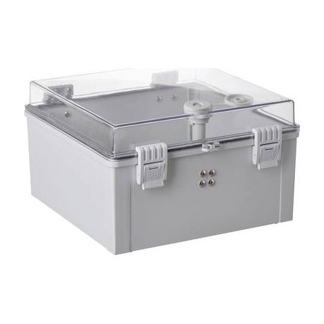 TRU COMPONENTS TC-PSC-30X30X18 ARMOIRE DE COMMANDE 300 X 300 X 180 ABS, POLYCARBONATE GRIS CLAIR 1 PC(S)