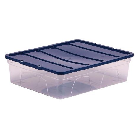 Boîte de rangement plastique emboîtable Fellowes 12 L - Lot de 10 (1/5)