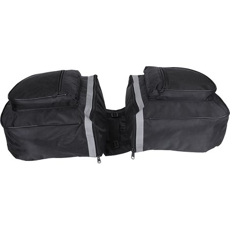 Sacoche double de porte-bagages arrière 25L imperméable pour vélo de montagne route, support de siège arrière (1/5)