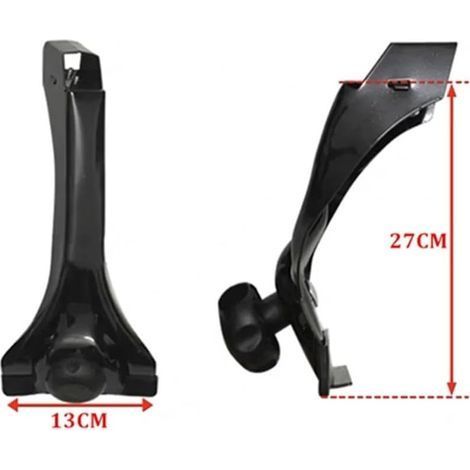 Lot de 1 Voiture Barres Toit Adaptateur Montage De Gouttière pour Galerie De Toit Support Montage pour Projecteur Toit Voiture Lumière Universelle avec Gouttière Toit Porte-Bagages Barres Toi (1/4)