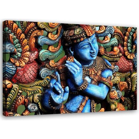 Tableau sur toile Bouddha Mandala Feng Shui 60x40 (1/5)