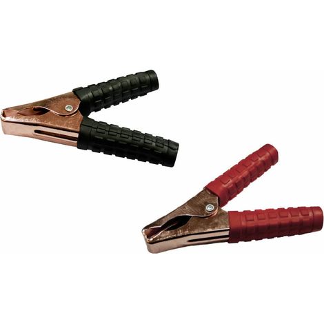 Pinzas batería worgrip negra/roja 140mm 120a