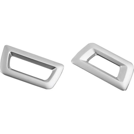 Lot de 2 autocollants de garniture pour boutons de porte arrière BMW - Accessoires intérieurs automobiles - 1 bouton et 2 boutons (1/5)