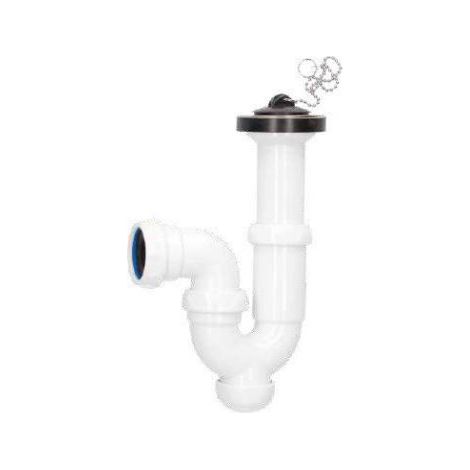 CGC 404035005 Sortie siphon coudée extensible Ø40mm détendeur lavabo Ø32mm - bidet (1/2)