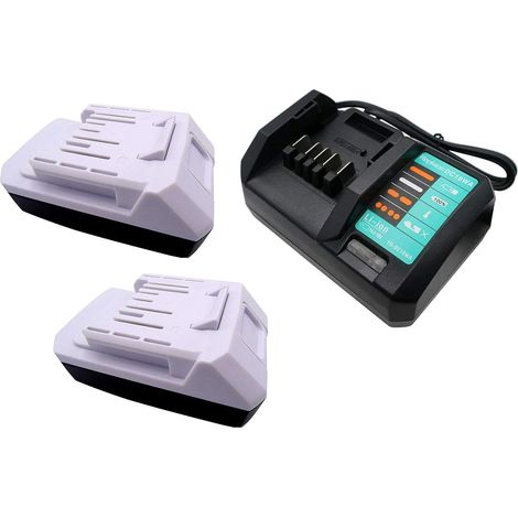 2X 18V 2.0Ah BL1813G BL1815G Batterie avec Remplacement Chargeur DC18WA pour BL1811G BL1813G BL1820G BL1830G Batterie pour DF457D HP457D JV183D TD127D UR180D UH522D CL183D (1/5)