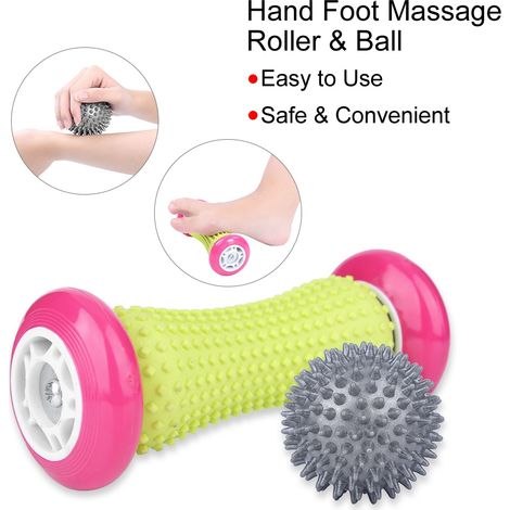 Fuß- und Handmassagerolle, lindert Muskelschmerzen und Fasziitis, Entspannungs- und Regenerationsball für Sportler (1/5)