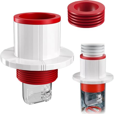 Bouchon Anti Odeur Machine à Laver WISIRENT, 50 mm et 75 mm Oint de Tuyau de Machine à Laver Joint de Tuyau de Vidange Déodorant, Bouchon Evacuation Lave Linge Joint de Déodorant (1/5)