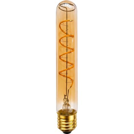 Ampoule LED E27 T30 Filament 4W 290lm Ambrée 1800K (1/4)