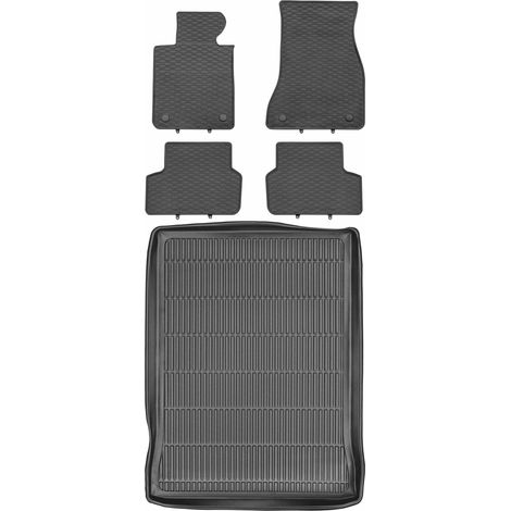 Juego de alfombrillas de goma para coche y alfombrilla para maletero para BMW Serie 5 G30 Sedán (2017).