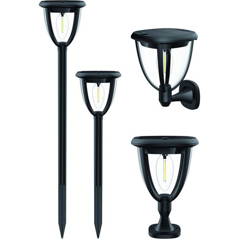 Suprema LANTERNA SOLARE ''3 IN 1'' CON SENSORE CREPUSCOLARE, 0,8 watt, 100 lumen, luce calda - 1 pezzo
