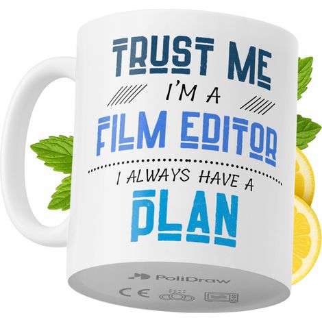 Lustige Kaffeetasse mit witzigem Textdesign für Filmeditoren – ideal für Geburtstage, Namenstage und Feiertage. Hochwertige Tasse für besondere Anlässe im Büro oder Homeoffice. Farbe: Weiß, 330 ml.