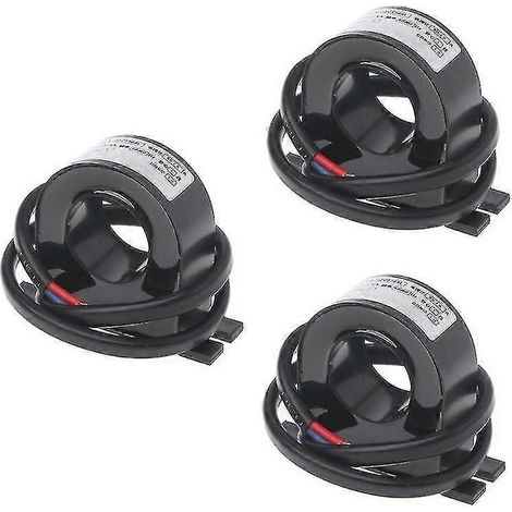 Lot de 3 mini transformateurs de courant alternatif 50 A/5 A et 100 A/5 A, classe CTS 0,5 (1/5)
