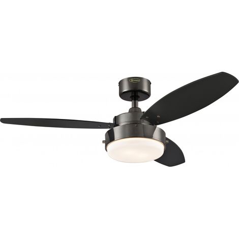 Ceiling fan Alloy Gun Metal 105cm / 42" with light (1/5)