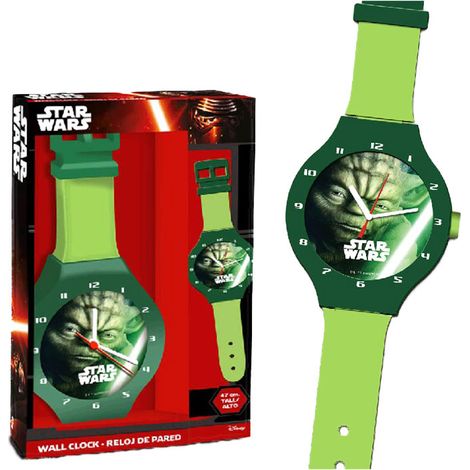 Orologio da Parete Camaeretta Bambini Jumbo Star Wars Guerre Stellari Yoda 47 cm (1/2)