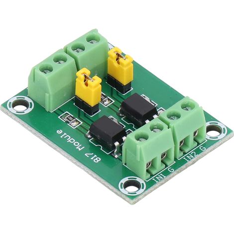 Module optocoupleur 817, carte d'isolation 2 voies, adaptateur de commande pour driver, séparateur de tension, interface de contrôle fiable, kit électronique (1/5)