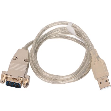 Adaptateur USB Série Industriel Boîtier Métal 9 Broches RS‑232 Câble Convertisseur USB vers Série (1/5)