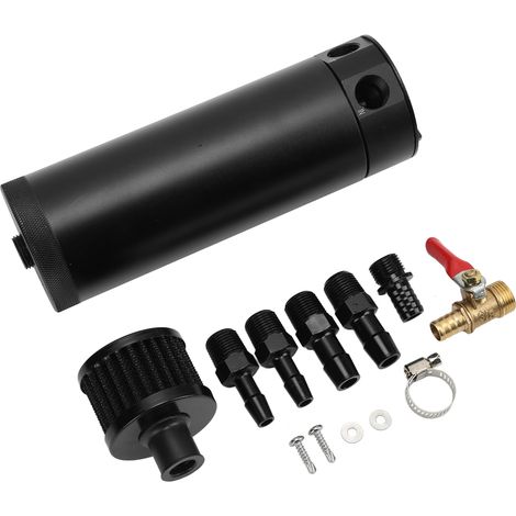 Séparateur d'huile moteur Universal 2 ports avec réservoir et filtre respirant, pour automobile, réemballage (1/5)