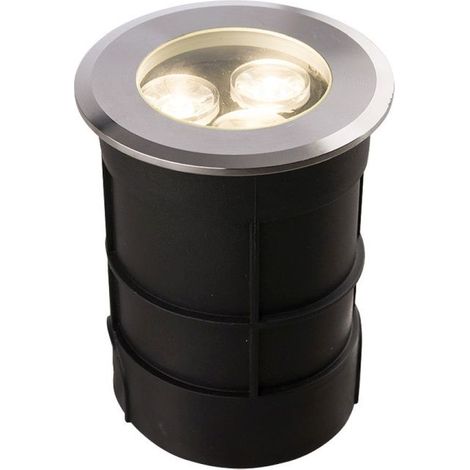 LED Bodenstrahler FIONA Chrom Alu IP67 Leuchte Spot