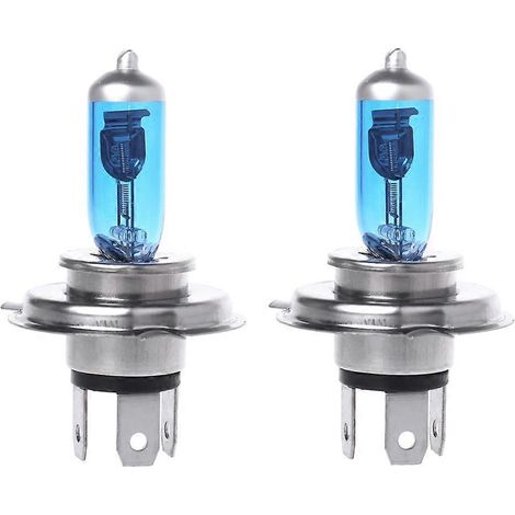 Lot de 2 ampoules universelles pour clignotants de voiture, 100 W, 6000 K, halogène H4 (1/5)