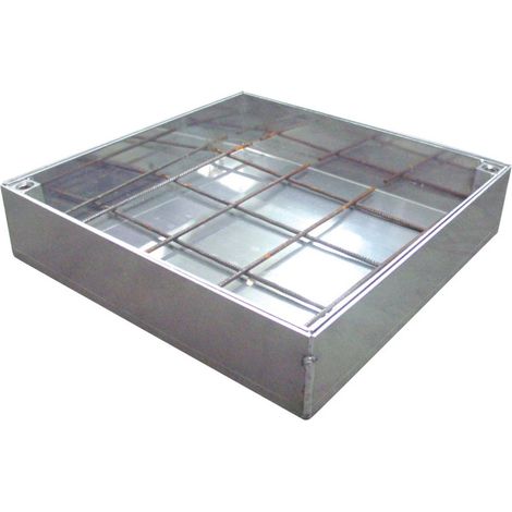 Couvercle à paver PROMO en aluminium - 40 x 40 cm 60 mm