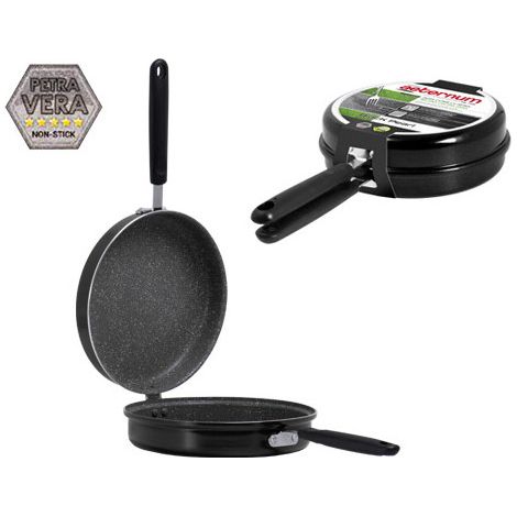Sartén para tortilla de patatas Black Pearl 24 cm doble superficie – Aeternum